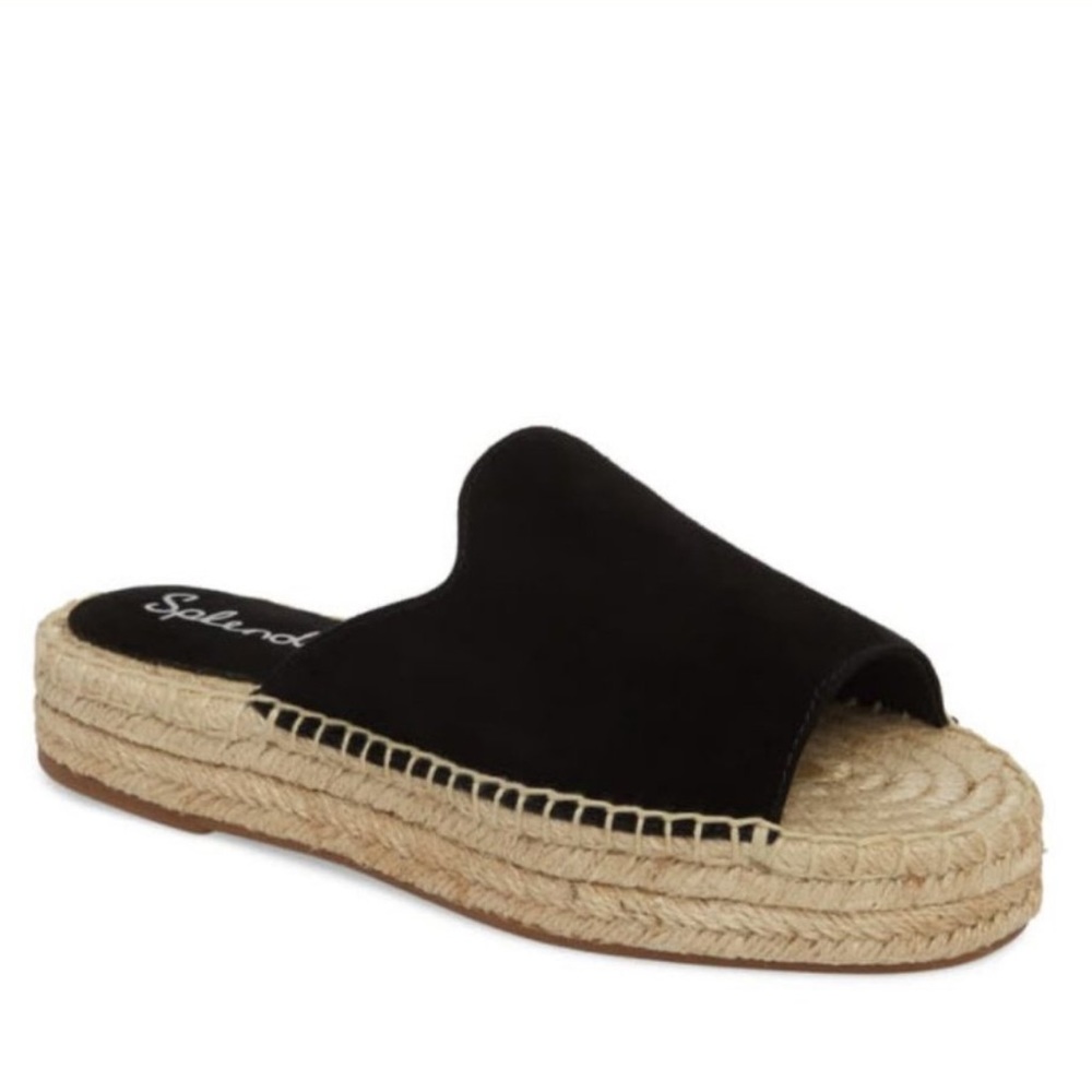 Splendid Franci Espadrille Slide Suede Sandal